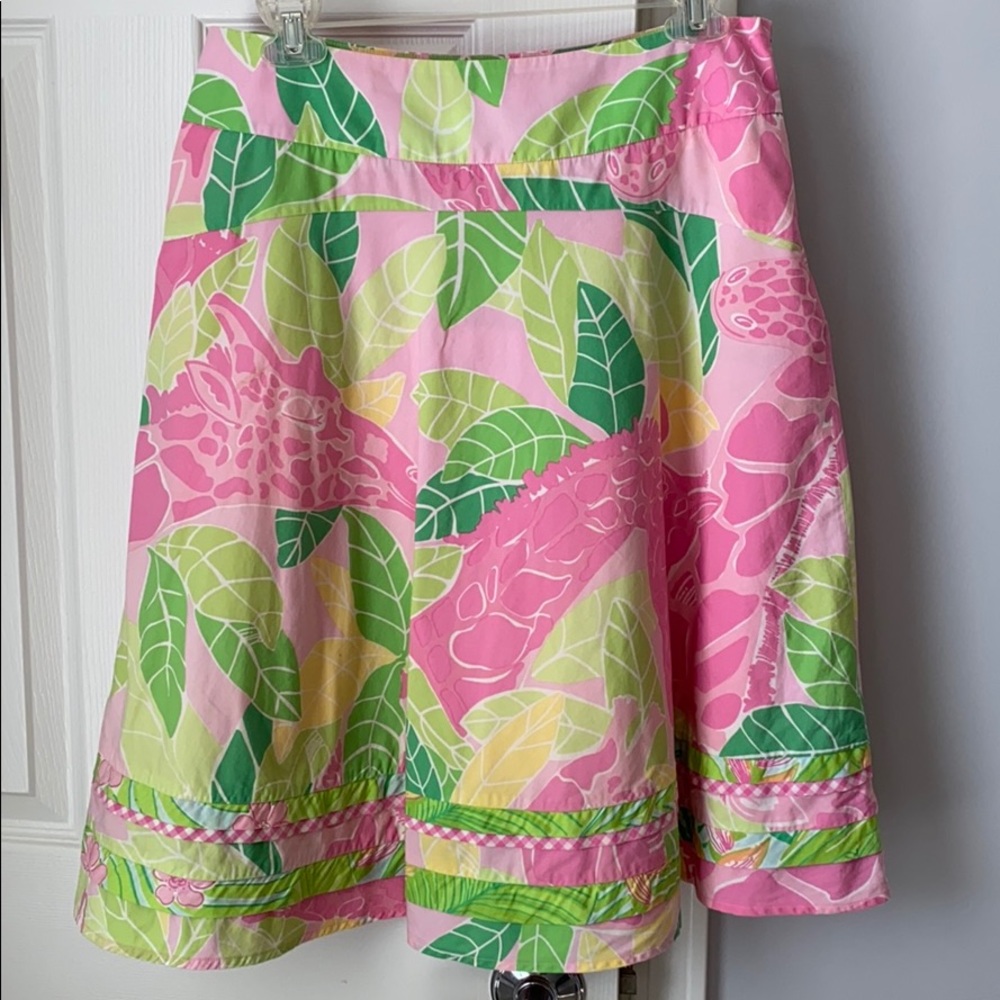 Lilly Pulitzer cotton midi skirt 6